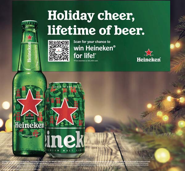 Heineken Launches Holiday Promotion Offering Lifetime Supply Of Beer
