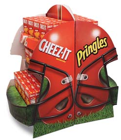 Kellogg’s Big Game Football Helmet Display