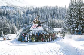 Molson Coors Light Thrill of the Hill Inflatable Arch