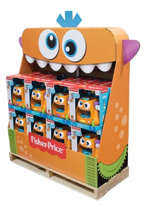 Walmart Fisher Price Monster Half Pallet