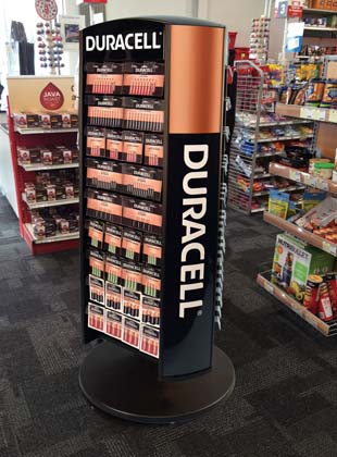 Duracell Spinner Display