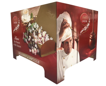 Lindt Chocolate Pallet Display