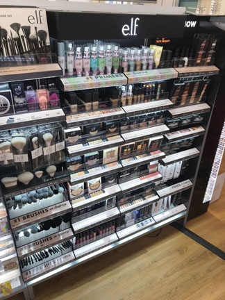 Ulta In-Line Merchandising For e.l.f. Cosmetics