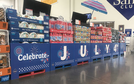 July 4th Pallet Train Display