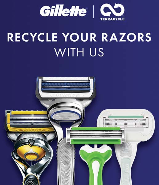 Gillette And TerraCycle Partner To Make All Razors Recyclable Nationwide