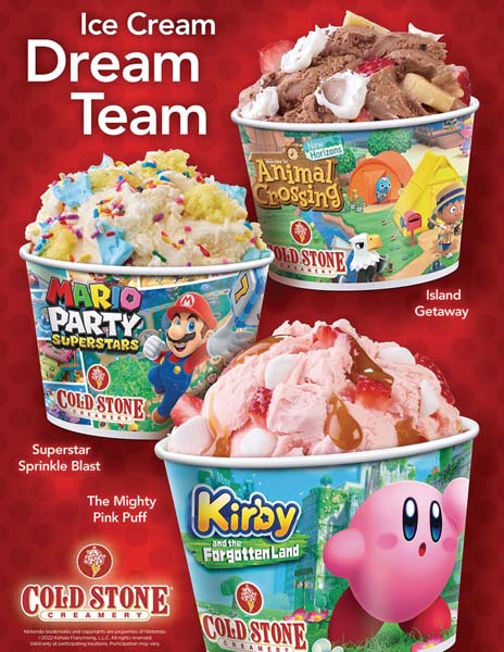 Cold Stone Creamery And Nintendo Team Up To Celebrate Summer