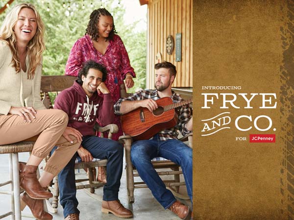 JCPenney Introduces Frye To Its Fashion Portfolio