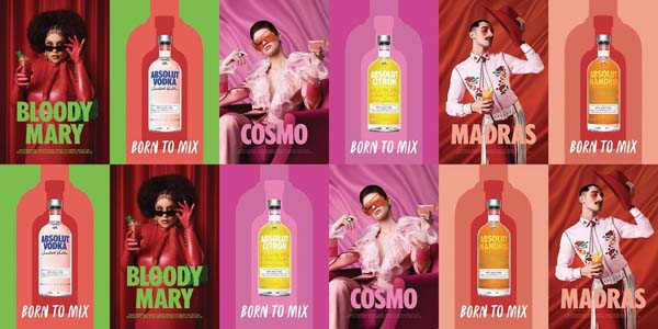 Absolut Launches Born To Mix Campaign