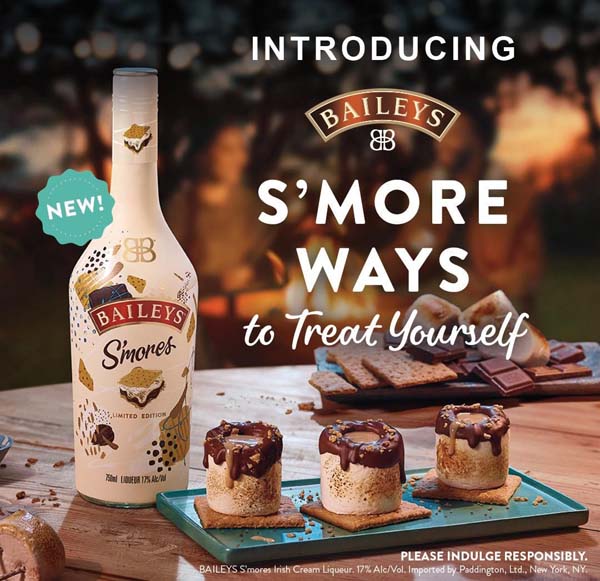 Bailey’s Promotes Bailey’s S’mores Irish Cream Liqueur