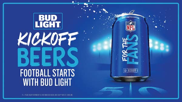 Bud Light Pumps Up Fans For Football