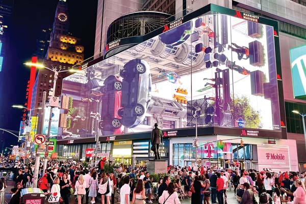 SILVERCAST Brings ‘CITY’ 3D To Times Square