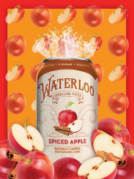 Waterloo Introduces Spiced Apple Sparkling Water