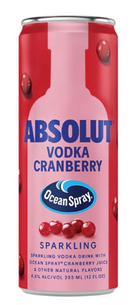 Absolut Collaborates With Ocean Spray For RTD Line