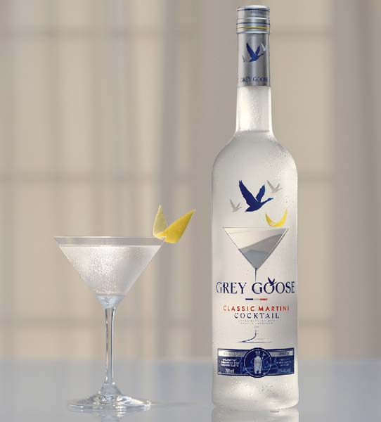 Grey Goose Introduces Martini Cocktail In A Bottle