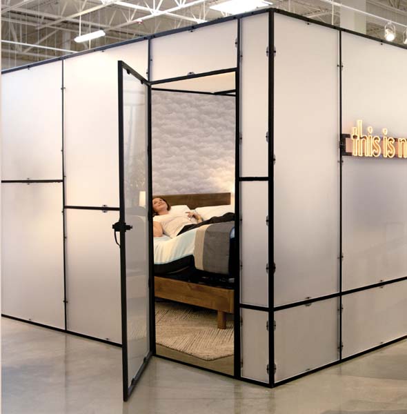 Ashley & Tempur-Pedic Open “Hibernation Stations”