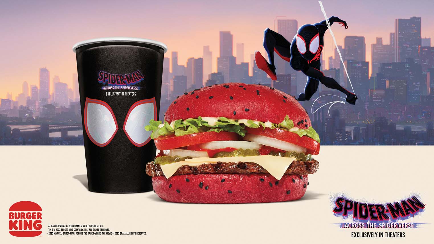 Burger King Conducts Co-Promotion With Spider-Man: Across The Spider-Verse