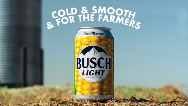 Busch Light Releases Corn Cans Supporting American Farmers