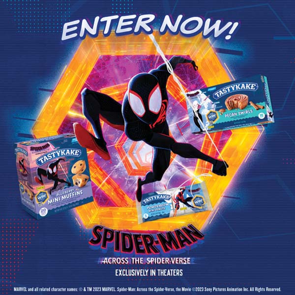 Tastykake Sweepstakes Ties To Spider-Man: Across The Spider-Verse