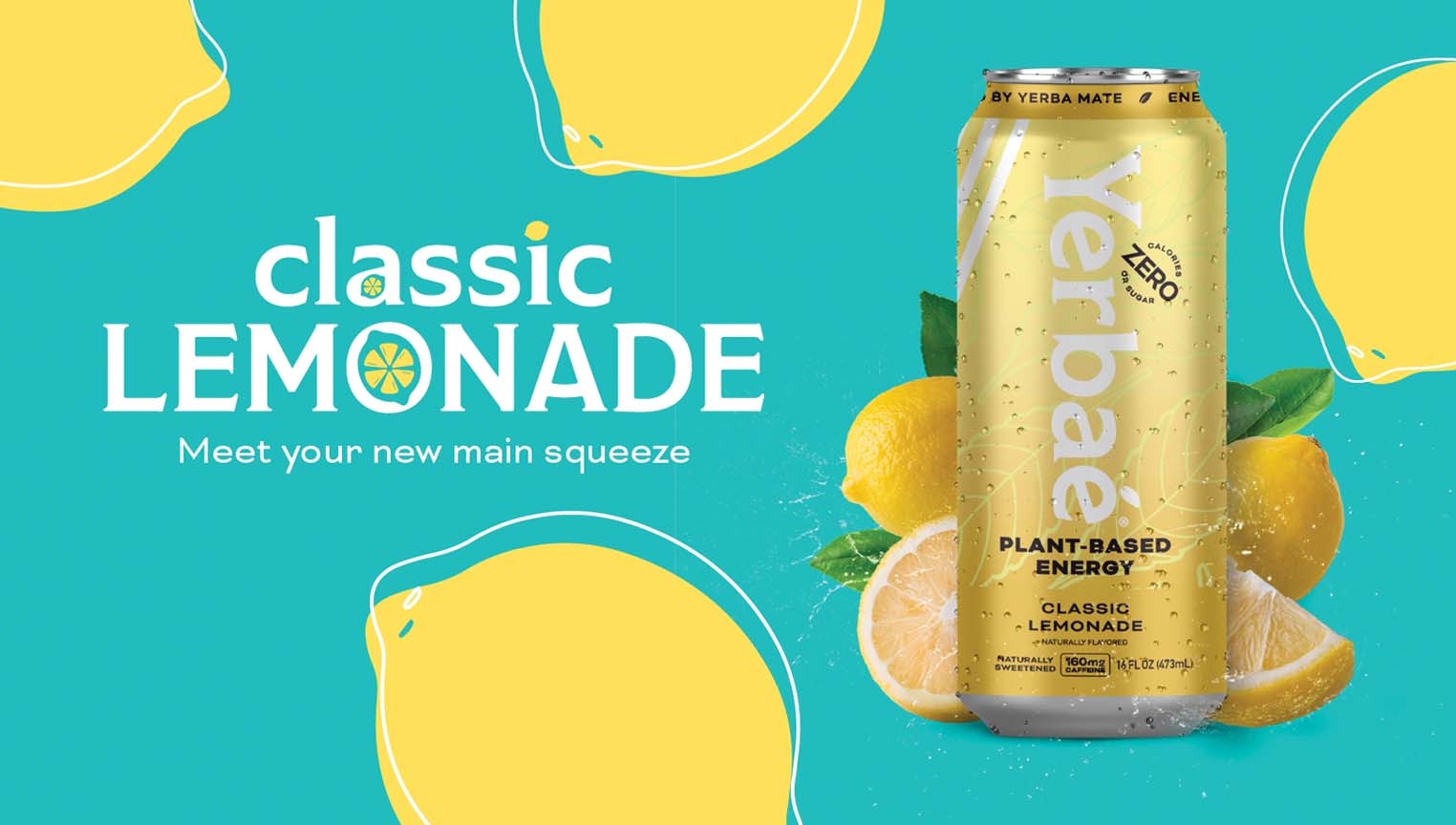 Yerbaé Displays Classic Lemonade