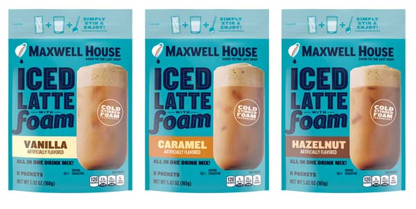 Maxwell House Introduces ‘Iced Latte With Foam’