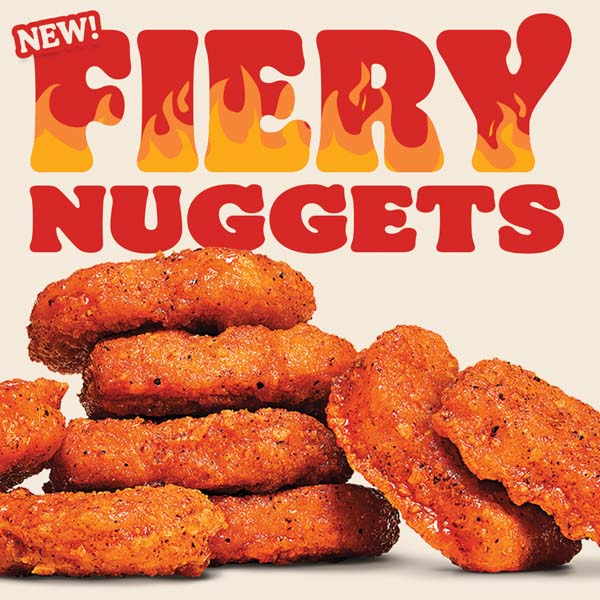 Burger King Launches New Fiery Nuggets