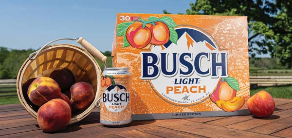 Busch Light Introduces  Limited-Edition Lager: Busch Light Peach