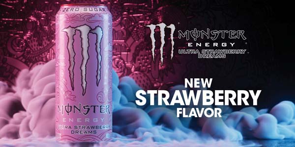 Monster Ultra Promotes New Strawberry Dreams