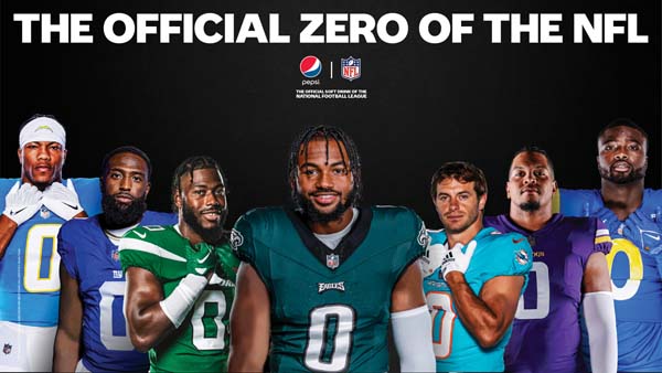 Pepsi Zero Sugar Is ‘Official Zero of the NFL’