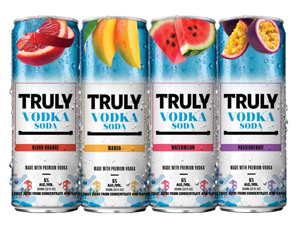 Truly Vodka Soda With Premium Vodka And Fruit Juice Introduced