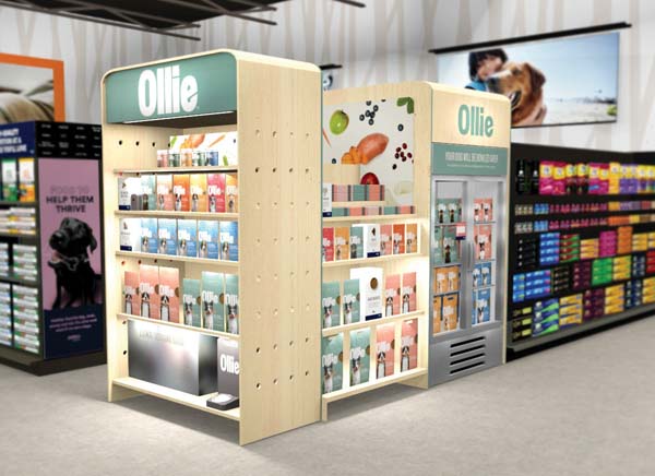 Petco Displays Ollie’s Human-Grade Pet Nutrition