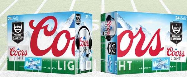 Coors Ties In With Football Season