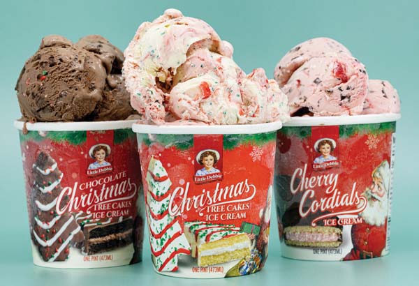 Hudsonville Ice Cream Promotes Little Debbie Holiday Flavors