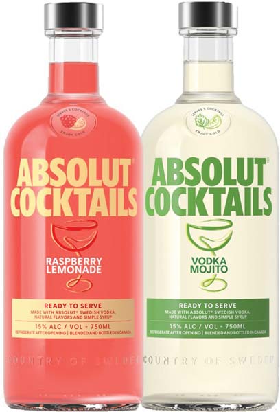 Absolut Vodka Launches New Cocktail Line