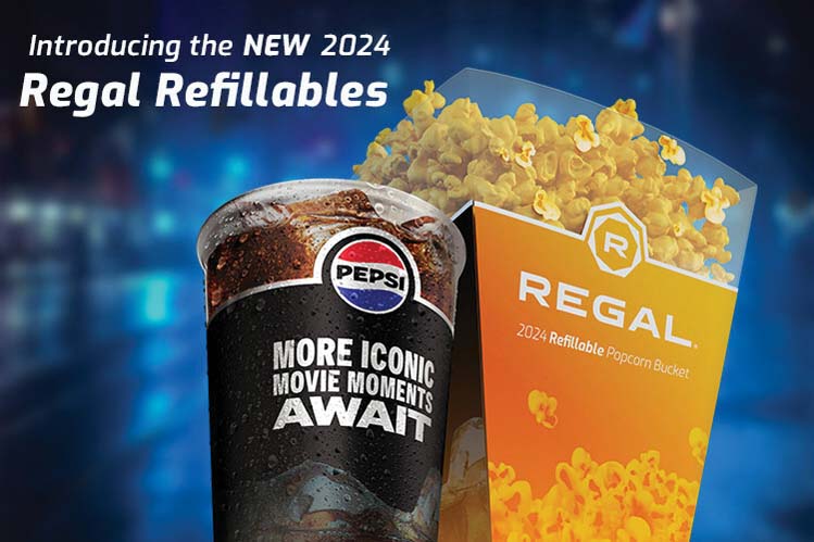 Refillable Popcorn And Drinks Coming To Regal Theatres