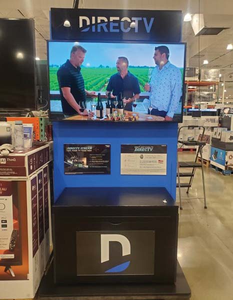 DIRECTV Kiosks At Costco Utilize Bluewater’s Solution