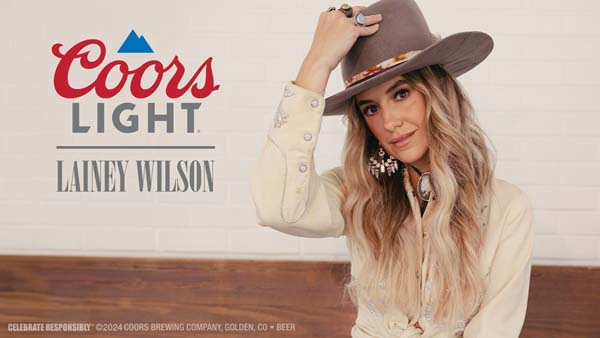 Coors Light Teams Up With Country Superstar Lainey Wilson In New Multi-Year Partnership