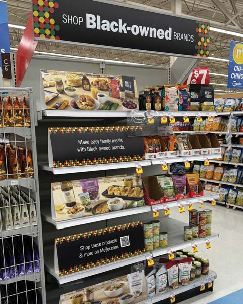 Meijer Continues Its Commitment To Black-Owned Brands With Prominent Displays