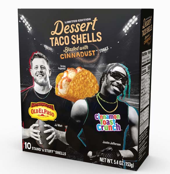 Old El Paso Launches Cinnamon Toast Crunch Dessert Taco Shells