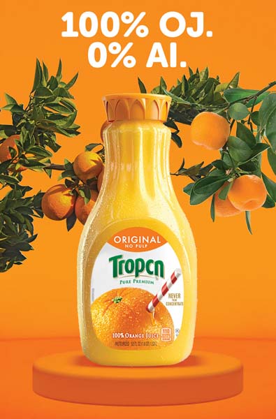 Tropicana  Introduces ‘Tropcn’ Packaging