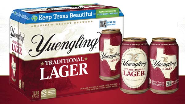 Yuengling Company Partners With Keep Texas Beautiful