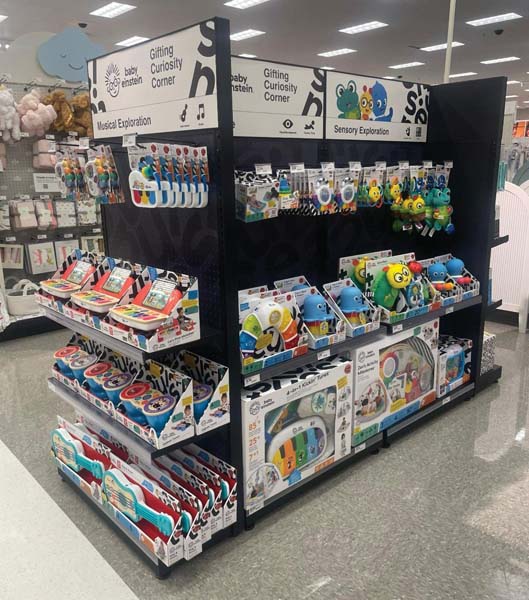 Baby Einstein Gifting Curiosity Corner Displays 40 Products In Target Stores