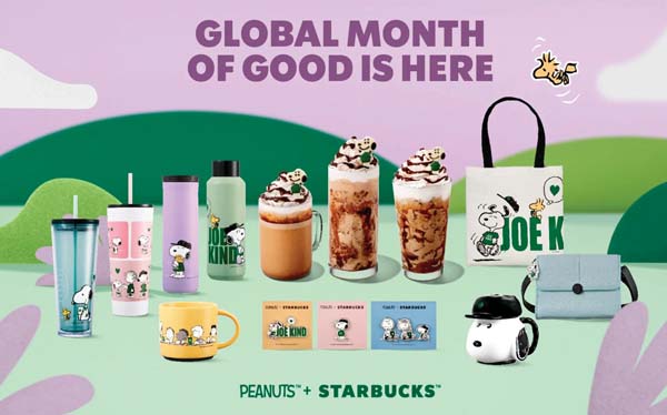 Starbucks & Peanuts Collaborate On Drinks And Food In Starbucks Stores
