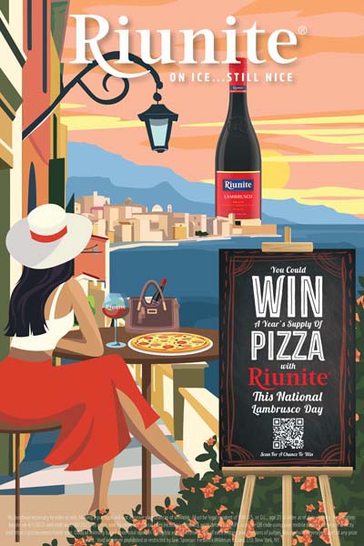 Riunite Launches AI-powered Contest Inviting Fans To Design Their Dream Pizza