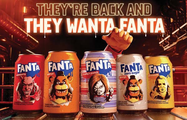 Fanta & Blumhouse Bring Together Infamous Horror Icons