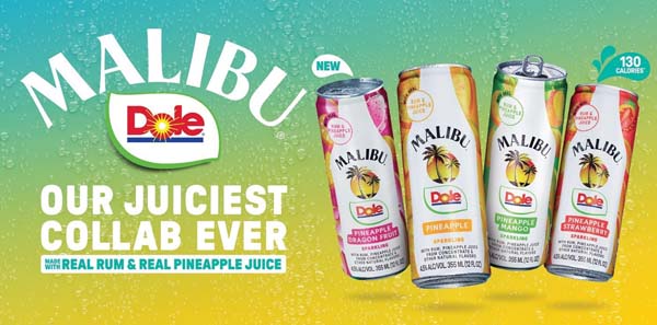 Malibu & Dole Launch RTD Cocktails
