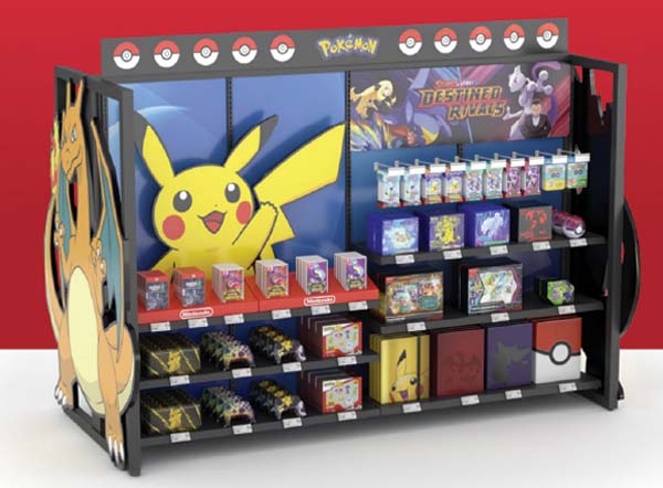 Best Buy Displays Trading Cards & Collectibles On Pokémon Displays