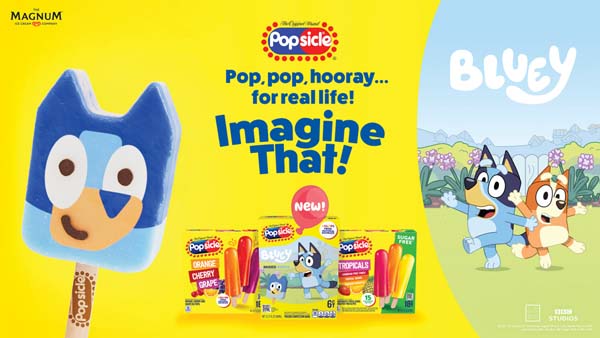Popsicle & BBC Studios Bring Bluey Ice Pops To Freezers Nationwide