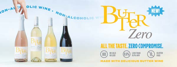 Butter Wines Introduces ButterZero, A New Line Of Non-Alcoholic Wines