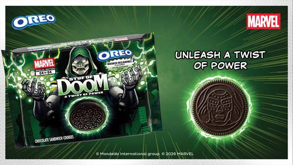 Mondelēz Introduces The MARVEL OREO Stuf Of Doom Cookies