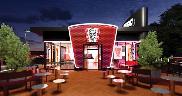 KFC Launches Modern Restaurant Design